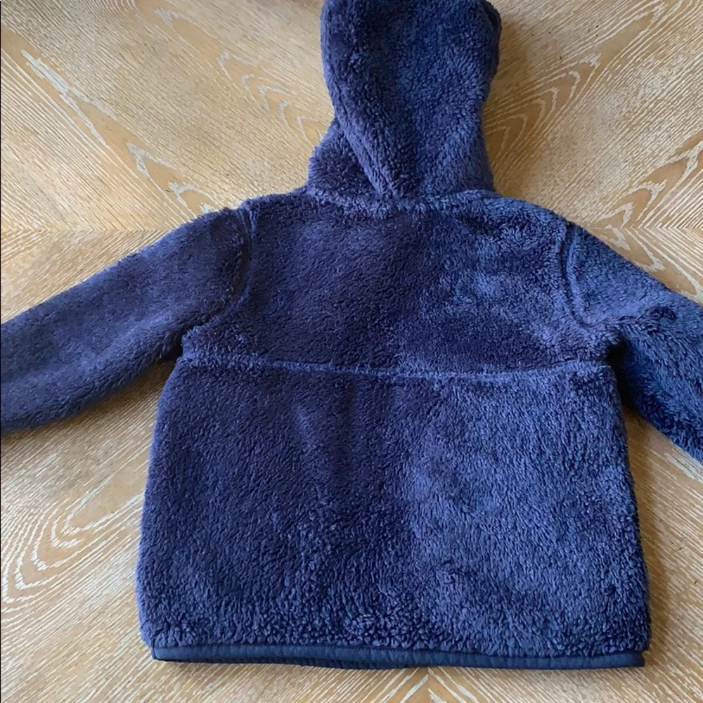 CAT & JACK Blue Teddy Bear Fleece Hoodie 18 Months